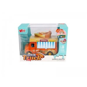 Auto Diecast Foodtruck Pizza Licht En Geluid 11 CM