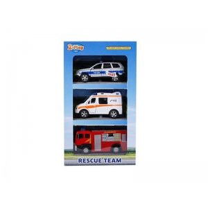 Auto Diecast Hulpdiensten Duitsland  Licht En Geluid