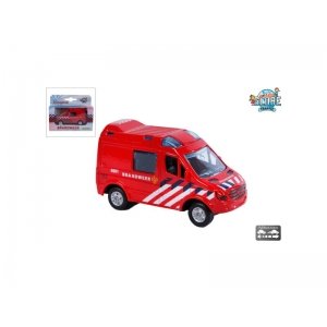 Auto Diecast Pull Back Brandweer 8 Cm