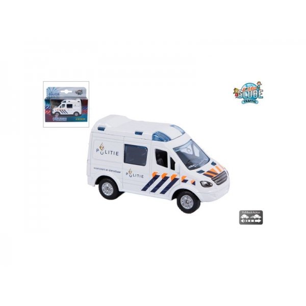 Auto Diecast Pull Back Politie 8 Cm