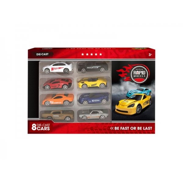 Auto Diecast Set 8 In Doos