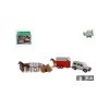 Auto Landrover Met Paardentrailer Diecast Pullback 26cm