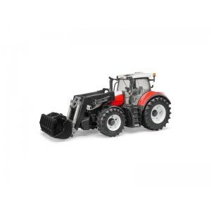 Bruder Tractor Steyr 630 Terrus CVT Met Frontlader