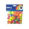 Create-It Pompoms Glitter Neon Mix 75 Stuks