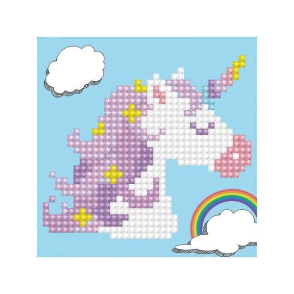 Diamond Dotz Unicorn 12x12 Cm