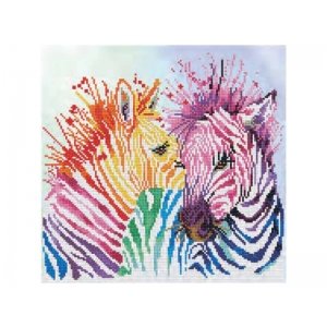 Diamond Dotz Zebras 40x40 Cm