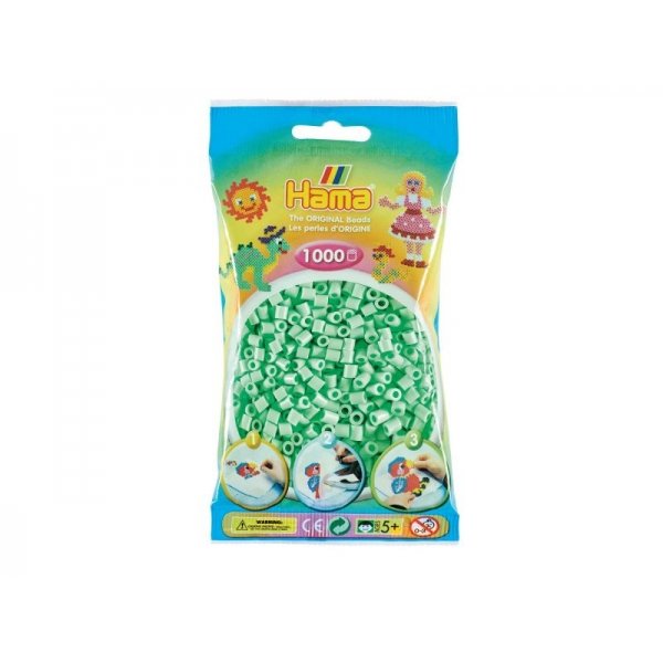 Hama Strijkkralen 1000 Mint Pastel