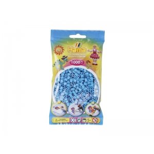 Hama Strijkkralen 1000 Stuks Azuur Blauw