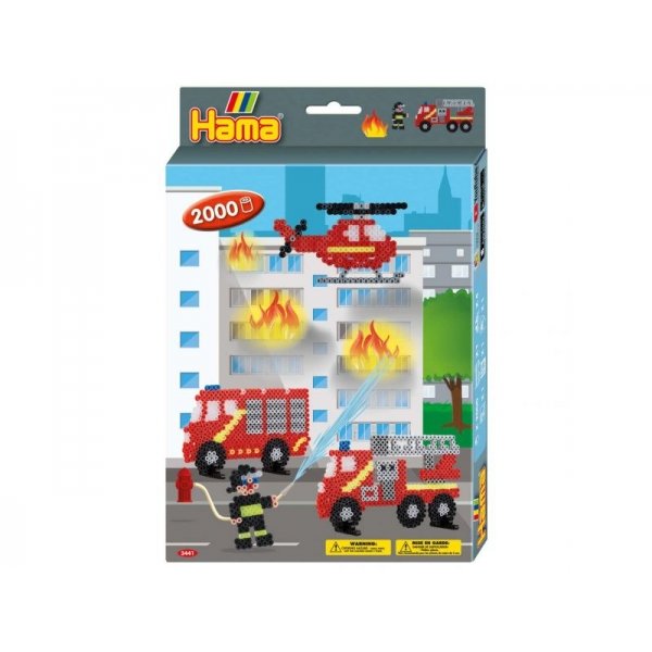 Hama Strijkkralen Brandweer 2000 Delig