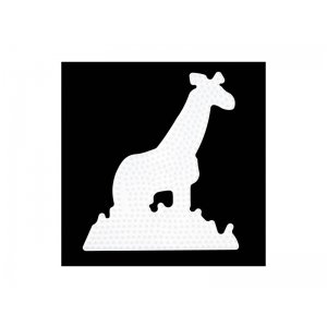 Hama Strijkkralen Grondplaat Giraffe Wit