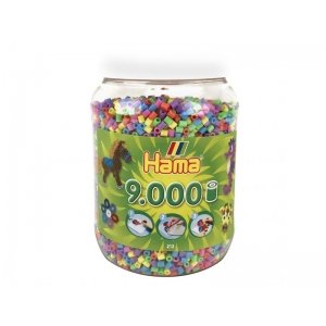 Hama Strijkkralen In Pot 9000 Stuks Pastel