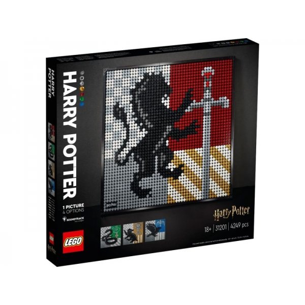 LEGO Art 31201 Harry Potter Hogwarts Crests