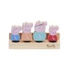 Peppa Pig Wooden Family - 4 Figures