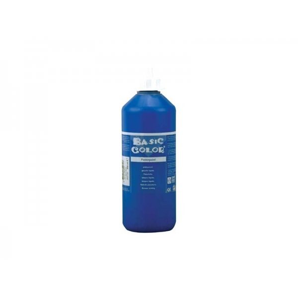 Plakkaatverf Blauw 500 ml