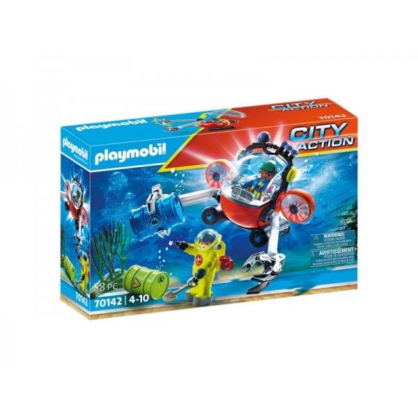 Playmobil 70142 Redding Op Zee: Omgevingsmissie  Met Duikboot