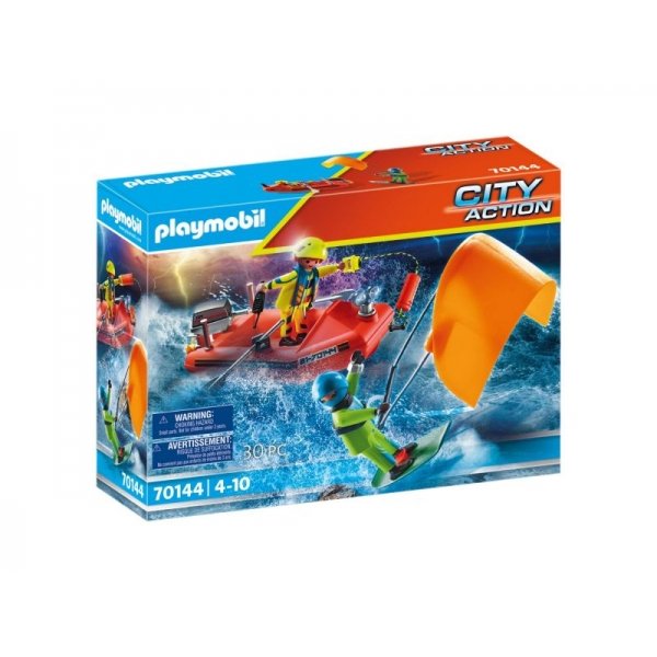 Playmobil 70144 Redding Op Zee: Kitesurfersredding  Met Boot