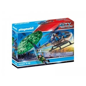 Playmobil 70569 Politiehelikopter: Parachute- Achtervolging