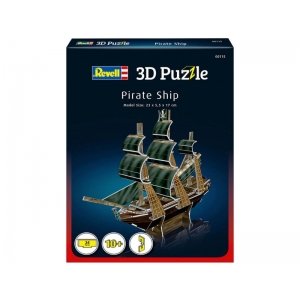 Puzzel 3D Piratenschip