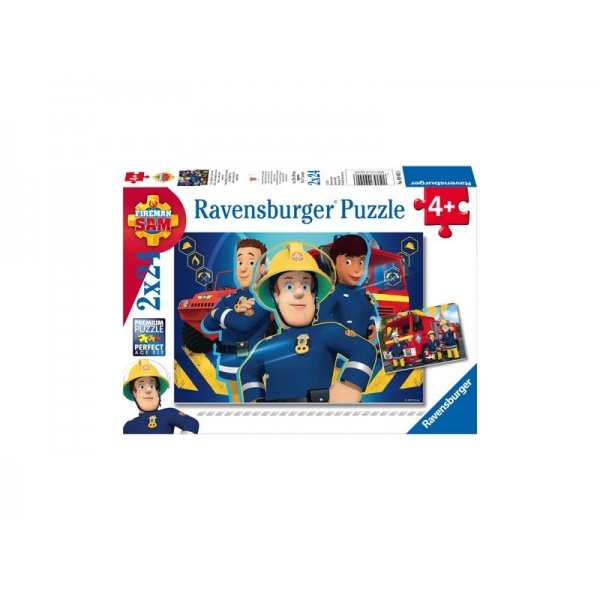 Puzzel Brandweerman Sam: Sam Helpt Je Uit De Brand 2x24 Puzzelstukjes