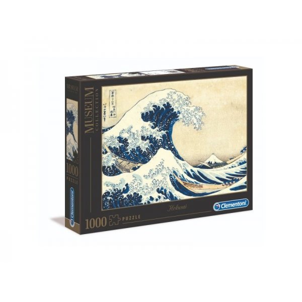 Puzzel Museum 1000 Stukjes Hokusai Grote Golf Bij Kanagawa Clementoni