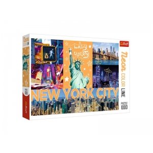 Puzzel Neon New York 1000 Stukjes