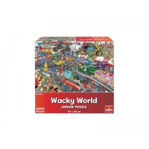 Puzzel Wacky World Car Race 1000st