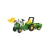 Rolly Toys Tractor John Deere X-Trac + Aanhanger