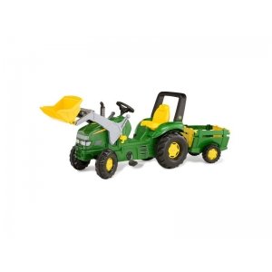 Rolly Toys Tractor John Deere X-Trac + Aanhanger