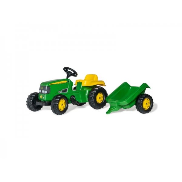 Rolly Toys Traptractor John Deere met Aanhanger