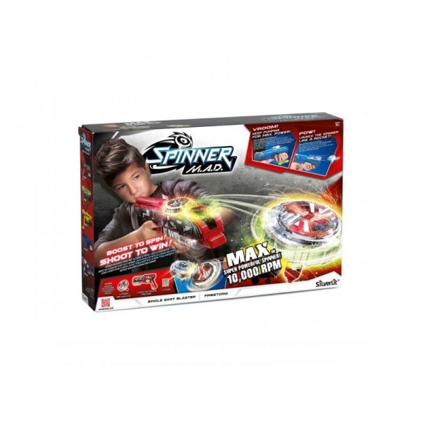 Spinner MAD Single Shot Blaster Rood