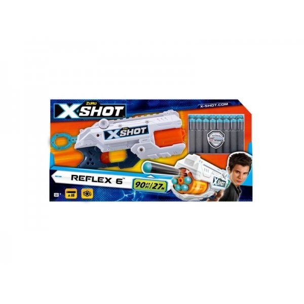 Zuru X-Shot Reflex 6 Blaster met 16 Darts