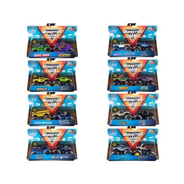 Monster Jam Die Cast Trucks 2 Pack 1:64