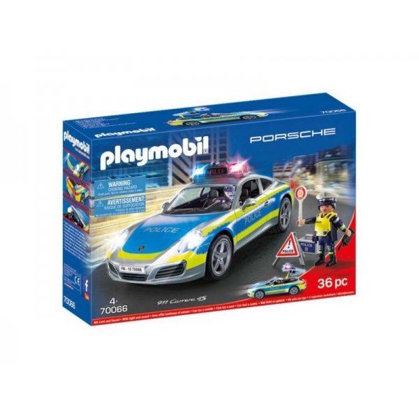 Playmobil 70066 Porsche 911 Carrera 4S Politie Wit