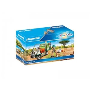 Playmobil 70346 Dierenverzorger Met Voertuig