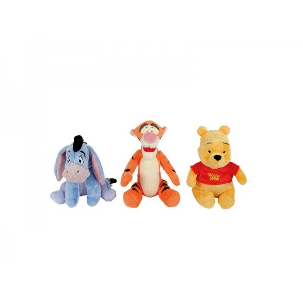 Pooh Winnie Teigetje Of Iejoor 25 Cm 3 Assorti