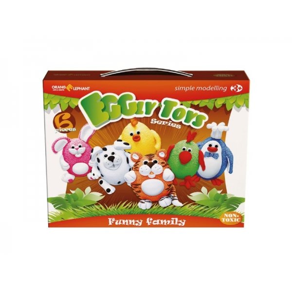 Klei A-Ball Clay Funny Family