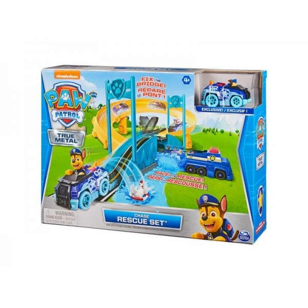 PAW Patrol True Metal Chases Police Rescue Set