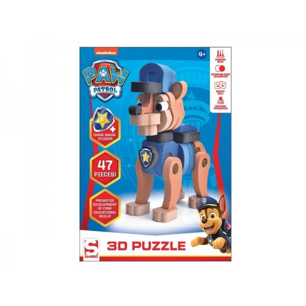 Paw Patrol Puzzel 3D Chase Foam