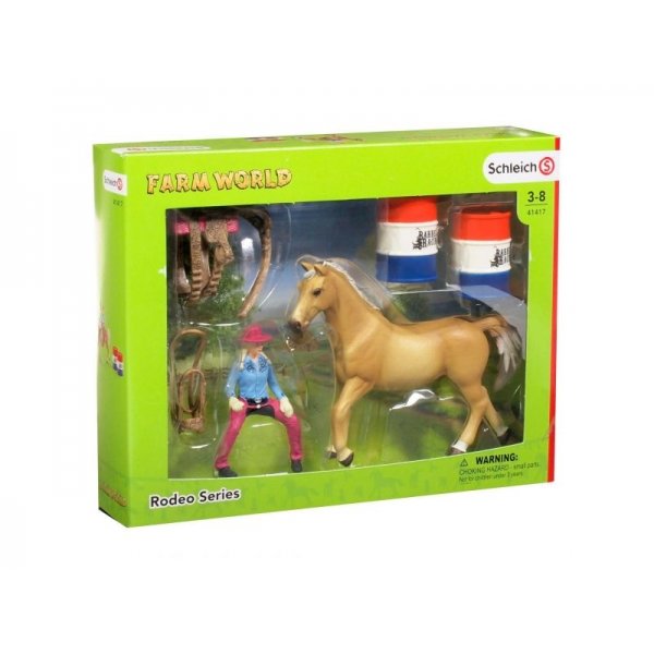 Schleich 41417 Barrel Racing Met Cowgirl